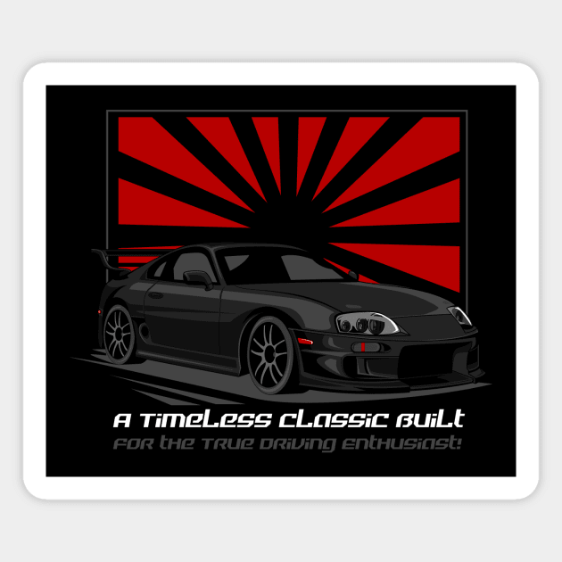 Supra JZA80 MK4 Car Magnet by milatees